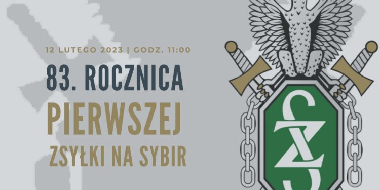83. Rocznica pierwszej zsyłki na Sybir