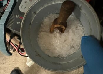 Mężczyzna z prawie kilogramem  metamfetaminy zatrzymany w Bogatyni