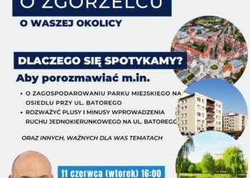 Burmistrz Zgorzelca wychodzi do ludzi