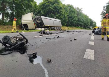 [AKTUALIZACJA] Śmiertelny wypadek za Koźminem