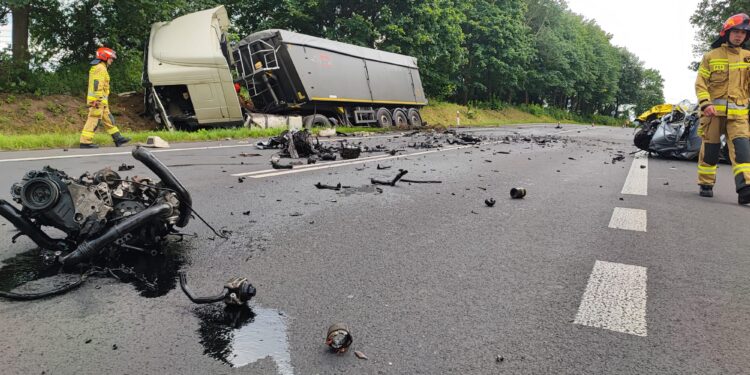 [AKTUALIZACJA] Śmiertelny wypadek za Koźminem
