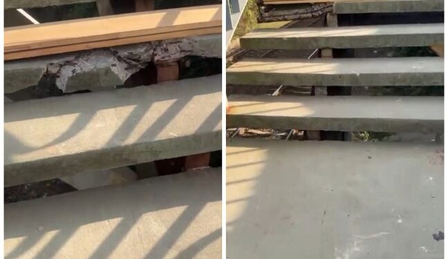 Schody na stację PKP Zgorzelec Miasto stanowią realne zagrożenie, a zbliża się rok szkolny