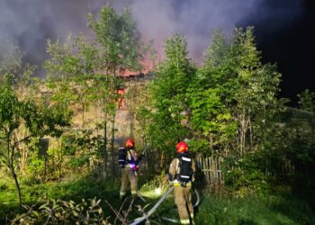 Pożar budynku mieszkalnego w Lutogniewicach