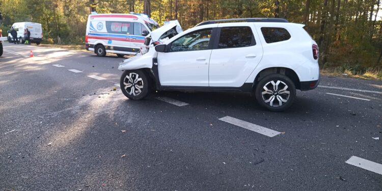 Wczorajszy wypadek na DW296. Przyczyną nieustąpienie pierwszeństwa