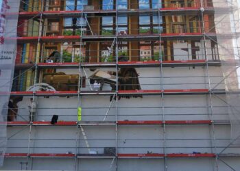 Mural w centrum Zgorzelca