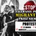 „Stop zalewaniu Polski migrantami przez Niemcy”. Protest narodowców w Zgorzelcu