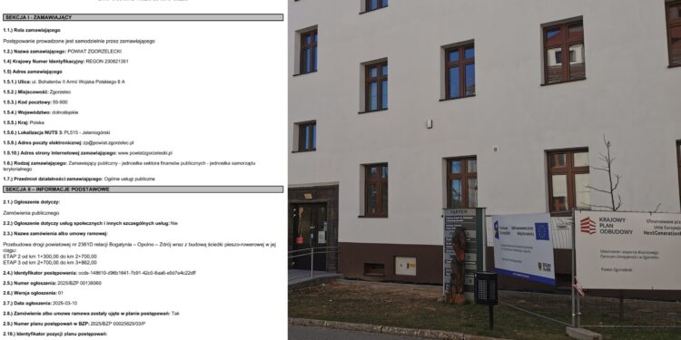 Ogłoszono przetarg na przebudowę drogi powiatowej Bogatynia – Opolno Zdrój wraz z budową ścieżki pieszo-rowerowej 