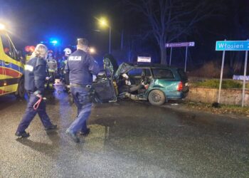 [AKTUALIZACJA] Poważny wypadek w Lasowie. Jedna osoba zakleszczona w aucie!