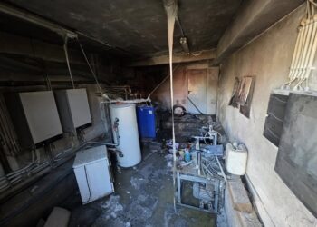 Pożar kotłowni w Węglińcu. Jedna osoba poszkodowana