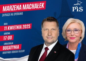Marzena Machałek i Przemysław Czarnek dziś w Bogatyni