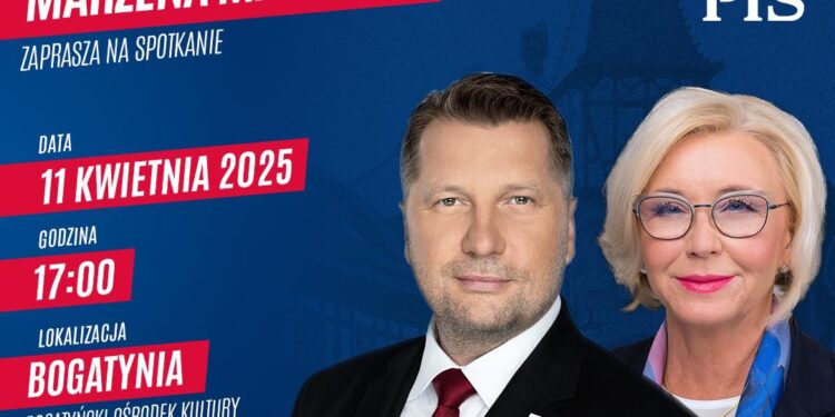 Marzena Machałek i Przemysław Czarnek dziś w Bogatyni