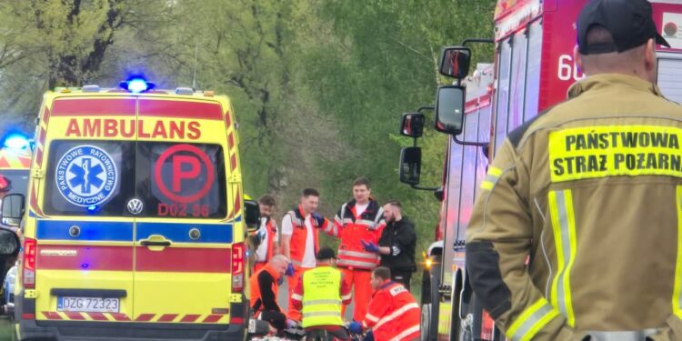 [AKTUALIZACJA]  Z ostatniej chwili: Zderzenie dwóch motocykli na Alei Trzech Państw