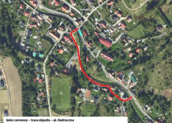 Bogatynia: zamknięty odcinek ul. Głównej