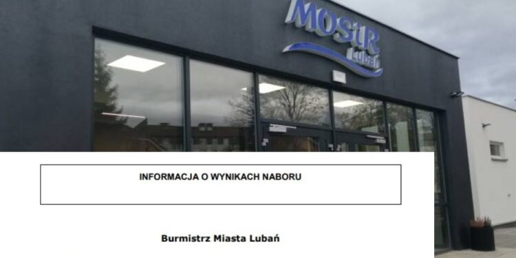 Mirosław Celuch nowym Dyrektorem MOSiR w Lubaniu