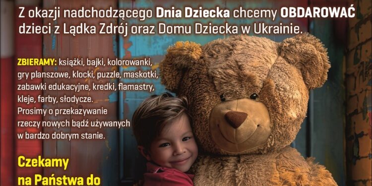 Dla Lądka jeszcze raz. Zbiórka darów dla dzieci z Lądka Zdroju i Domu Dziecka w Ukrainie