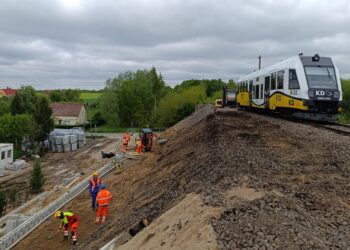 Ze Studnisk pociągiem do Zgorzelca i Lubania – postępy w budowie nowego przystanku