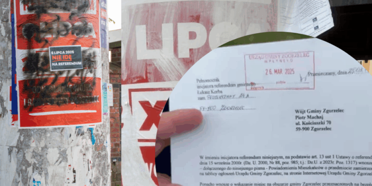 GOKiS zrywa plakaty referendalne niezgodnie z prawem? Inicjatorzy referendum pokazali pismo