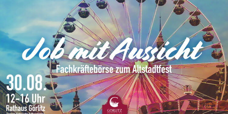 Giełda pracy podczas festynu staromiejskiego w Görlitz