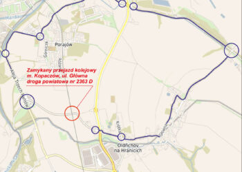 Zamknięcie przejazdu drogowo-kolejowego w Kopaczowie