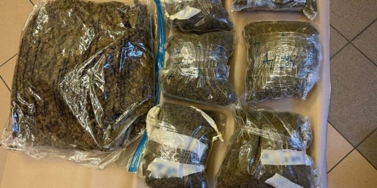 Zgorzeleccy kryminalni zabezpieczyli prawie 9 kg marihuany!