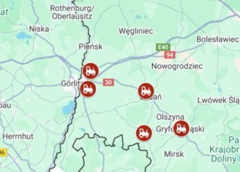 Zgorzelec: Dziś rolnicy protestują w sprawie Mercosur i Zielonego Ładu