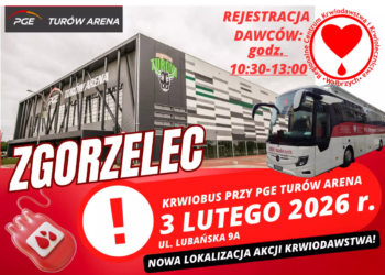Uwaga krwiodawcy! Zmiana lokalizacji akcji krwiodawstwa w Zgorzelcu