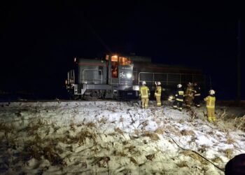 Pożar lokomotywy na linii Węgliniec – Ruszów
