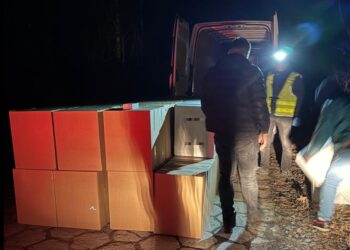 Interwencja w zakładzie pracy w Bogatyni. 24-latek wpadł z ogromną ilością nielegalnych papierosów