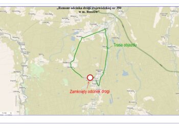 Uwaga kierowcy! Zmiana organizacji ruchu w Ruszowie
