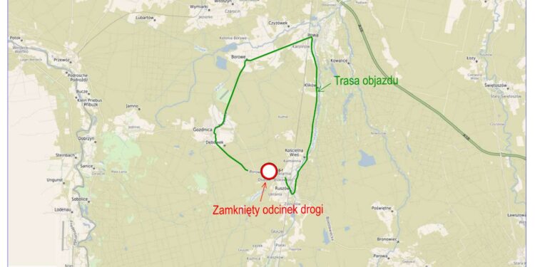 Uwaga kierowcy! Zmiana organizacji ruchu w Ruszowie