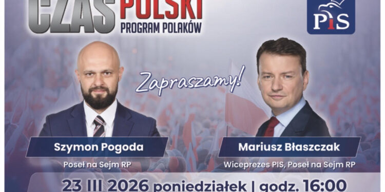 spotkanie z Posłem Mariusz Błaszczakiem i Posłem Szymonem Pogodą - Lubań 23.03.2026 r.