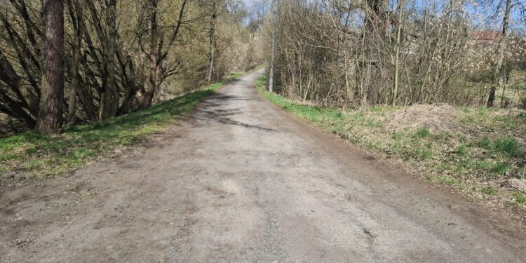 Odbudowa drogi w Mikułowej