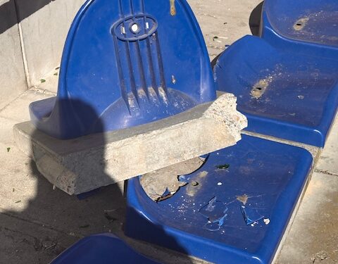 Zdewastowany stadion w Zgorzelcu. Zamiast nowych inwestycji – naprawa zniszczeń