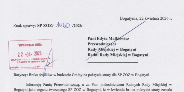 Brak pieniędzy dla szpitala w Bogatyni. Możliwe ograniczenia świadczeń i zwolnienia w szpitalu