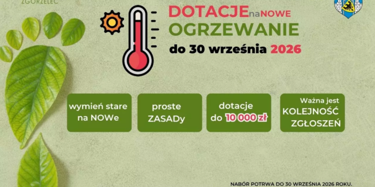 Nawet 10 tys. zł dofinansowania na ogrzewanie w Zgorzelcu. Sprawdź, jak złożyć wniosek