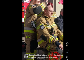 Strażacy z OSP Jagodzin z pięknym gestem solidarności w akcji Łatwoganga dla Cancer Fighters
