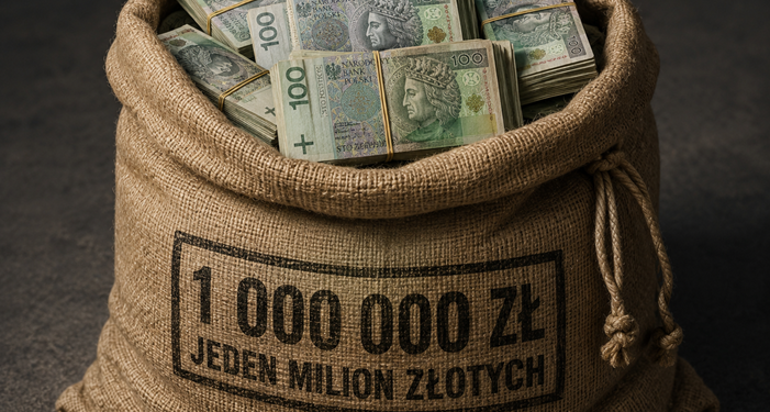 Mężczyzna znalazł i przywłaszczył worek z milionem złotych, który wypadł podczas konwoju. Teraz grozi mu więzienie. Pieniędzy wciąż nie odnaleziono