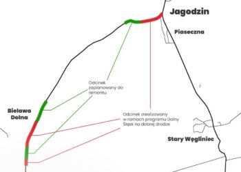Rusza kolejny remont na DW351 Jagodzin – Bielawa Dolna