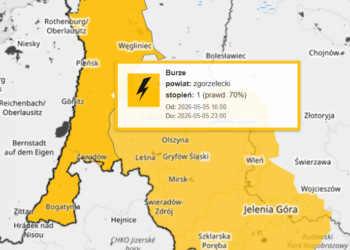 Dziś popołudniu załamanie pogody. IMGW wydał ostrzeżenie