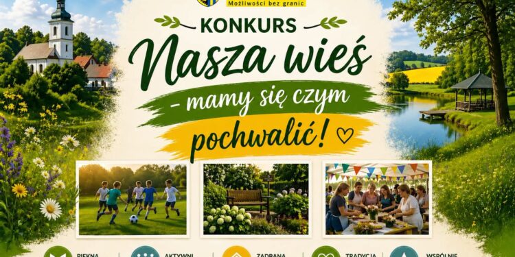 Ruszyła XII edycja konkursu „Nasza wieś – mamy się czym pochwalić!”