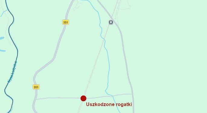 PILNE! Uszkodzone rogatki na przejeździe kolejowym