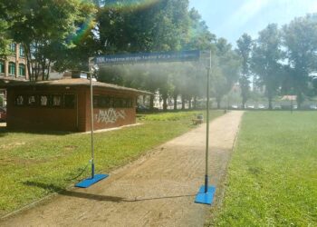 Kurtyny wodne w Zgorzelcu dla ochłody w upalne dni