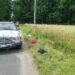 Zawracał motocyklem i doprowadził do zderzenia. Ranna pasażerka trafiła do szpitala