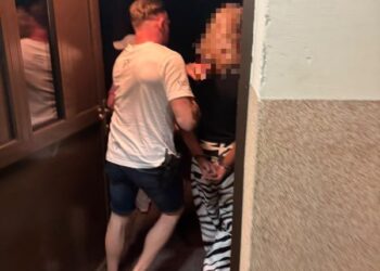 Towarzyska wizyta zakończyła się zarzutem za kradzież