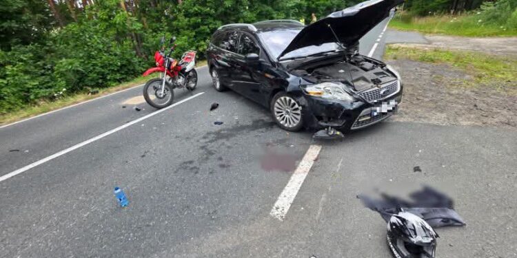 Śmiertelny wypadek w gminie Węgliniec. Przyczyną nieustąpienie pierwszeństwa przejazdu