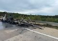 Pożar ciężarówki na A4. Autostrada w stronę Zgorzelca zablokowana