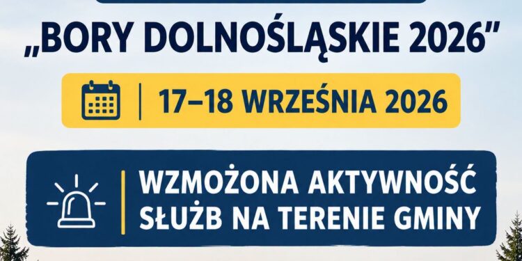 Wzmożona aktywność służb w Węglińcu i Starym Węglińcu. To będą ćwiczenia