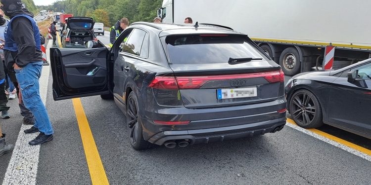 Ukradł Audi SQ8 warte 140 tys. euro. Zatrzymali go na autostradzie A4